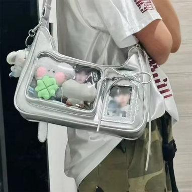 Tokyo Vault™ Women’s Transparent Ita Handbag – Korean Harajuku