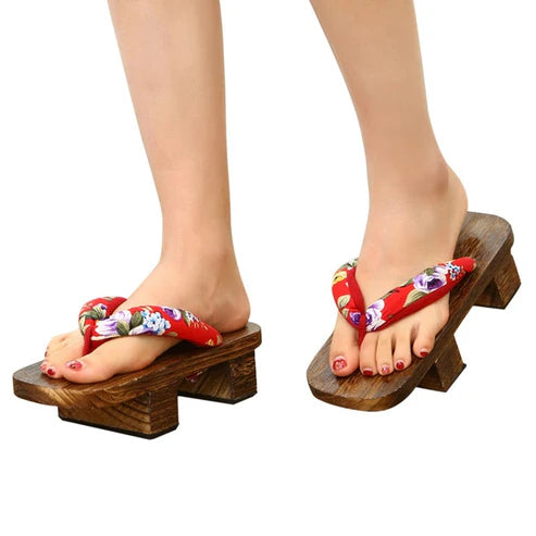 Tokyo Vault™ Summer Geta Sandals – Authentic Unisex Japanese Wooden Footwear